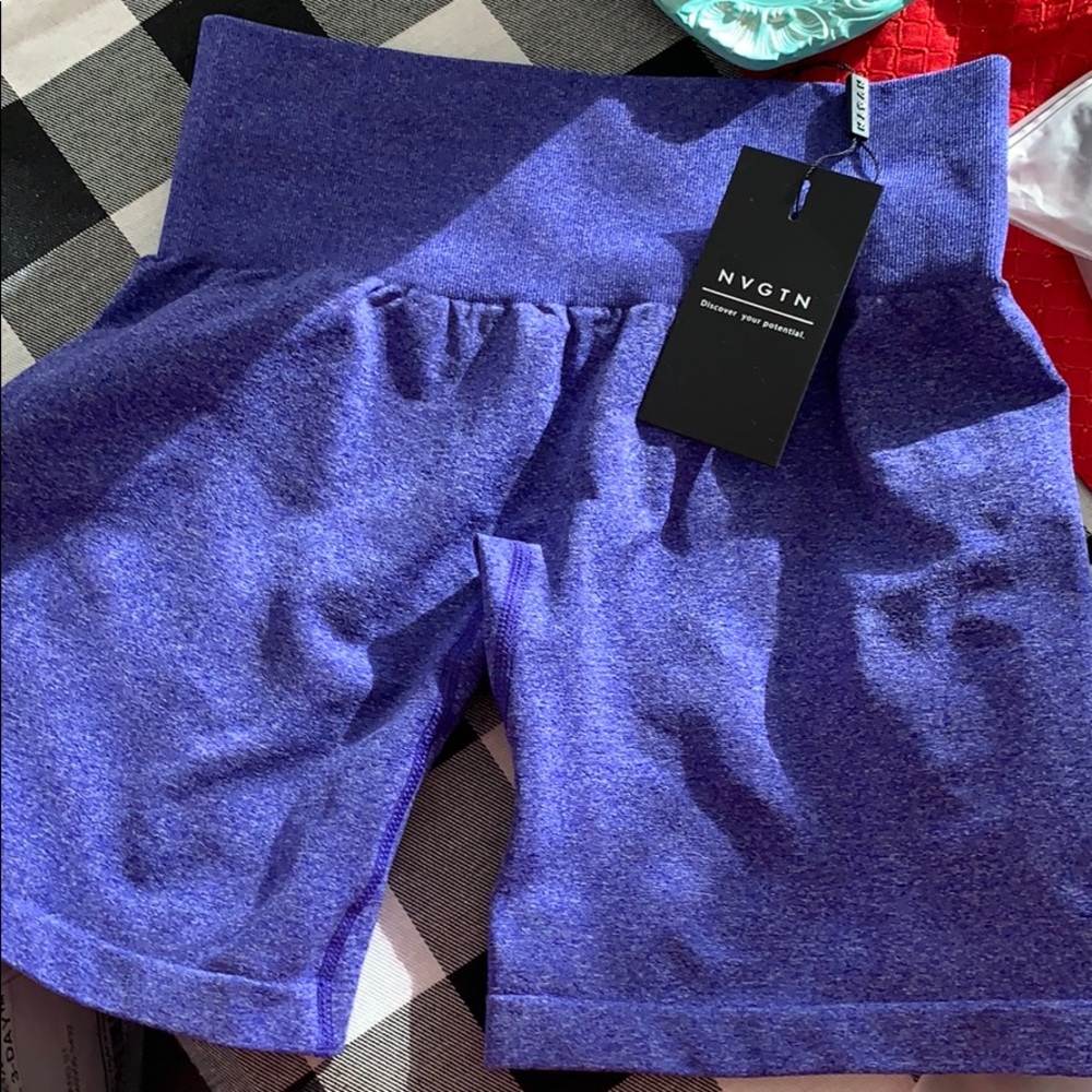 NVGTN electric blue pro shorts size small